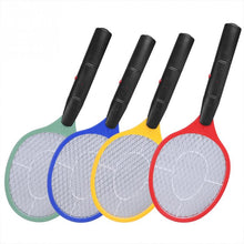 Load image into Gallery viewer, Home Electric Fly Mosquito Swatter Mosquito Killer Bug Zapper Racket Insects Killer Cordless Battery Power Mosquito Trap Swatter